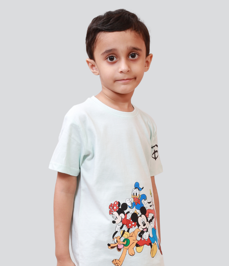 Kids new design Mickey Mouse logo t-shirt