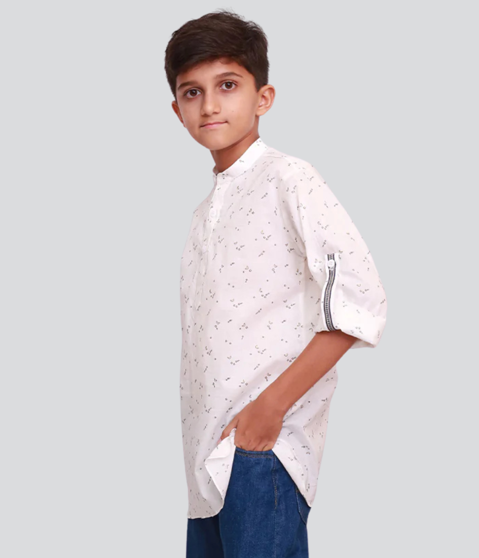 Boy’s kid’s moon and star printed kameez