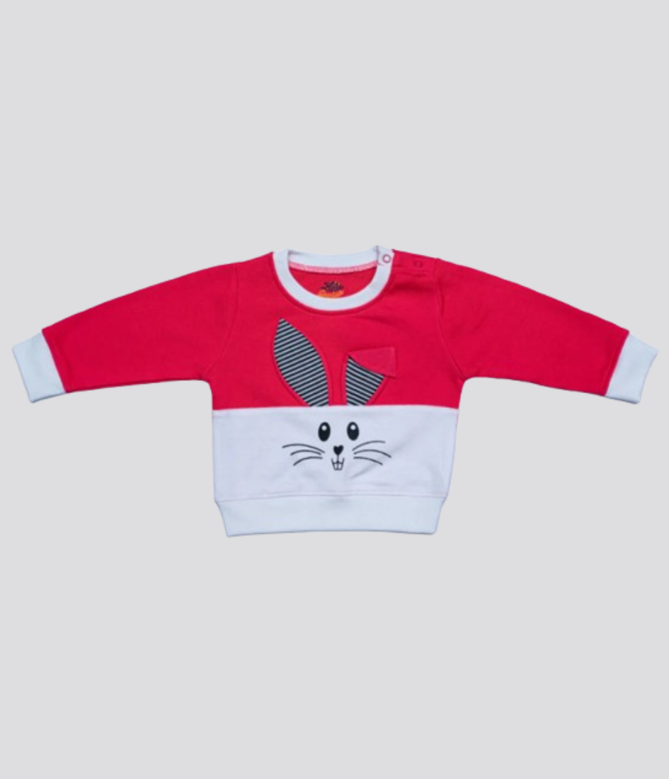 baby boy winter sweat t-shirt hot pink color
